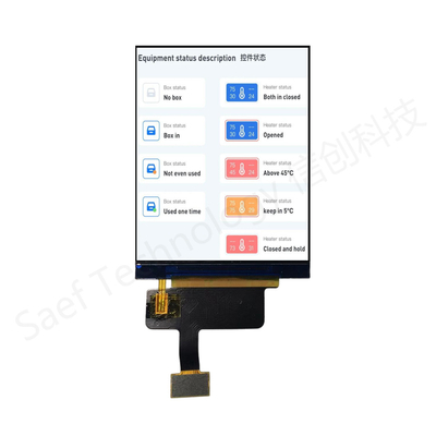 1000nits 2.8 "সানলাইট দৃশ্যমান TFT এলসিডি ডিসপ্লে - 480x640 RGB শিল্প প্রদর্শন মডিউল