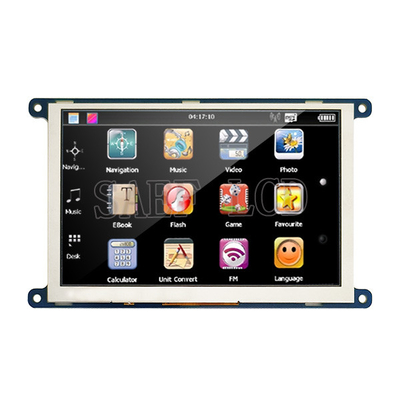 SPI সিরিয়াল ইন্টারফেস 5 ইঞ্চি TFT LCD ডিসপ্লে 800x480 ডট IPS অটোমোটিভ গ্রেড