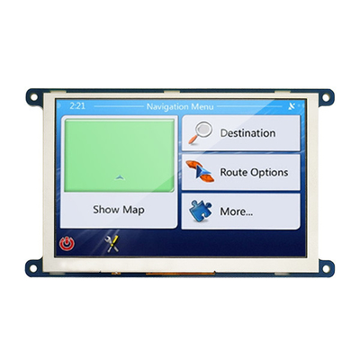 SPI সিরিয়াল ইন্টারফেস 5 ইঞ্চি TFT LCD ডিসপ্লে 800x480 ডট IPS অটোমোটিভ গ্রেড