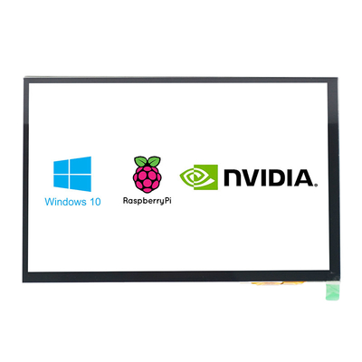 300cd/m2-1000cd/m2 PCAP টাচ ডিসপ্লে 10.1 ইঞ্চি HDMI সাথে রাস্পবেরি পাই সামঞ্জস্যপূর্ণ