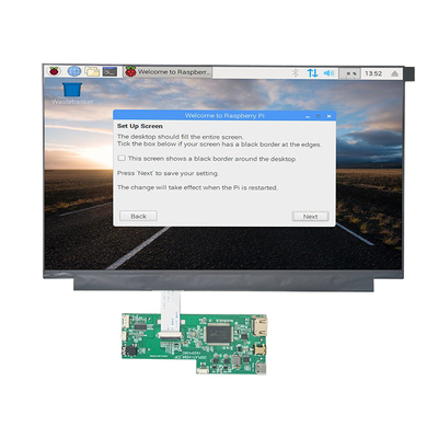 ক্যাপাসিটিভ PCAP সহ 13.3 ইঞ্চি 1920x1080 FHD রাস্পবেরি পাই HDMI TFT LCD ডিসপ্লে
