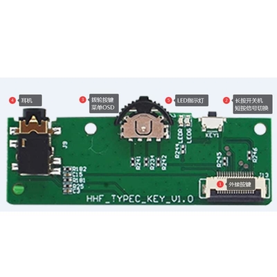 15.6 ইঞ্চি HDMI TFT LCD ডিসপ্লে কন্ট্রোল মডিউল বিল্ট ইন টাইপ সি ফাংশন সহ