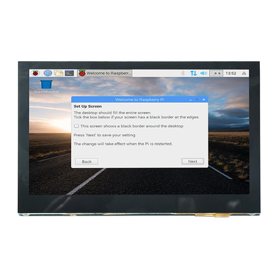CTP 4.3 ইঞ্চি HDMI রাস্পবেরি Pi Dsi ডিসপ্লে 800x480 সম্পূর্ণ দেখার কোণ