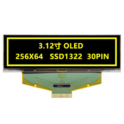 UG-5664ASWEF01 3.12" 256*64 পয়েন্টস ওএলইডি ডিসপ্লে মডিউল SPI/প্যারালাল/I2C ইন্টারফেসের সাথে