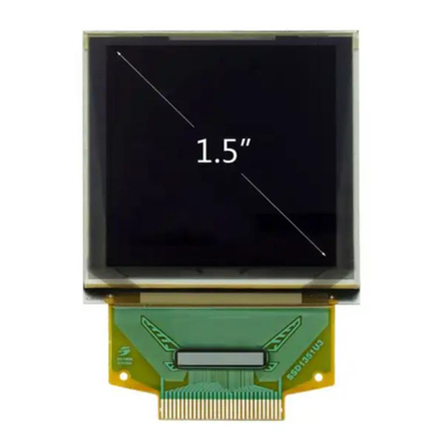 1.5 ইঞ্চি 128x128 পয়েন্ট 262k রঙিন AMOLED প্রদর্শন ZIF টাইপ UG-2828GDEDF11 SSD1351 কন্ট্রোলার