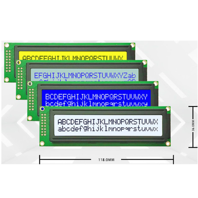 24 অক্ষর 2 লাইন 24x2 অক্ষর এলসিএম মডিউল 5V FSTN নীল / ধূসর মোড AIP31066 বা সমতুল্য নিয়ামক আইসি