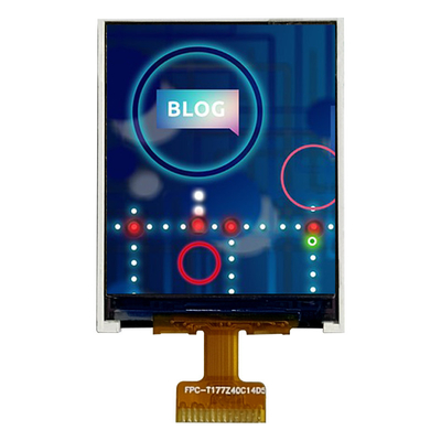 1.77' TFT এলসিডি ডিসপ্লে SPI ইন্টারফেস W/Anti-Glare Surface, 128x160, টাচ স্ক্রিন ঐচ্ছিক