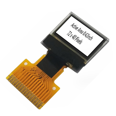 0.42 ইঞ্চি OLED ডিসপ্লে মডিউল 72x40, OEL ডিসপ্লে মডিউল 0.42 ইঞ্চি