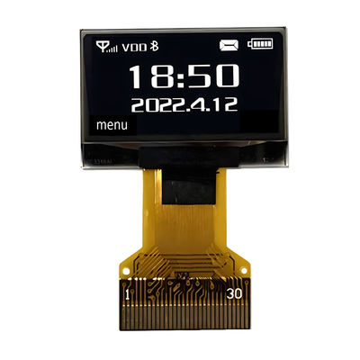 কম খরচে 0.96 ইঞ্চি OLED ডিসপ্লে 128X64 IIC I2C SPI 8080 ইন্টারফেস 30 পিন ZIF FPC