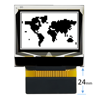 0.42-ইঞ্চি ক্ষুদ্র OLED স্ক্রিন 72x40 গ্রাফিকাল ZIF সংযোগ SPI এবং IIC ইন্টারফেস