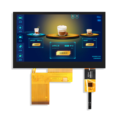 4.3 ইঞ্চি 800x480 ডট PCAP TFT ডিসপ্লে ক্যাপাসিটিভ টাচস্ক্রিন RGB ইন্টারফেস