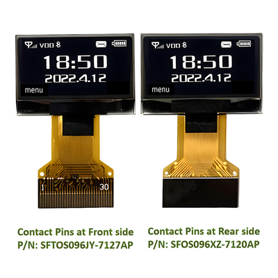 কম খরচে 0.96 ইঞ্চি OLED ডিসপ্লে 128X64 IIC I2C SPI 8080 ইন্টারফেস 30 পিন ZIF FPC
