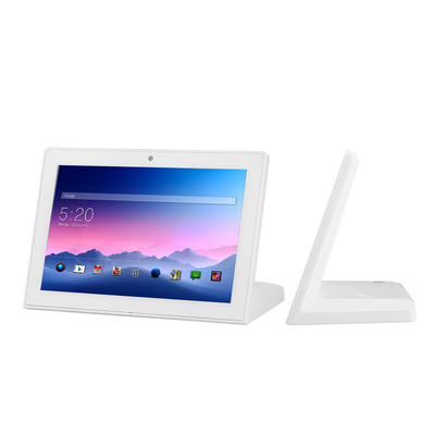 8 ইঞ্চি 1280x800 অ্যান্ড্রয়েড 11 টাচ স্ক্রিন মনিটর এল আকৃতির HDMI RJ45 পোর্ট সহ