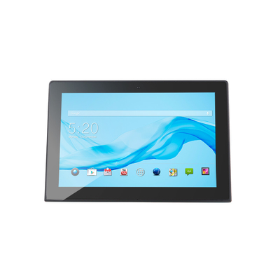 8 ইঞ্চি 1280x800 অ্যান্ড্রয়েড 11 টাচ স্ক্রিন মনিটর এল আকৃতির HDMI RJ45 পোর্ট সহ