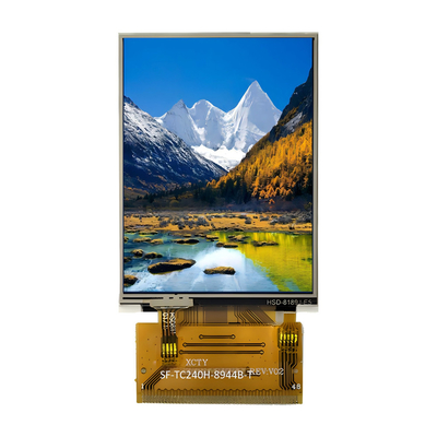 টিএফটি এলসিডি ডিসপ্লে 2.4 "ইঞ্চি 240x320 QVGA এমসিইউ / আরজিবি ইন্টারফেস প্রতিরোধী টাচ স্ক্রিন সহ