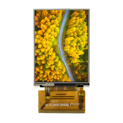 টিএফটি এলসিডি ডিসপ্লে 2.4 "ইঞ্চি 240x320 QVGA এমসিইউ / আরজিবি ইন্টারফেস প্রতিরোধী টাচ স্ক্রিন সহ