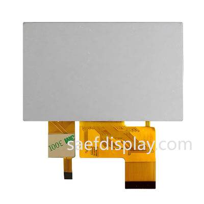 SFTO430HD-7338A-CT 4.3" ইন্ডাস্ট্রিয়াল টিএফটি এলসিডি | আইপিএস 480×272 | RGB 24-বিট | ক্যাপাসিটিভ টাচ | -30°C থেকে +80°C