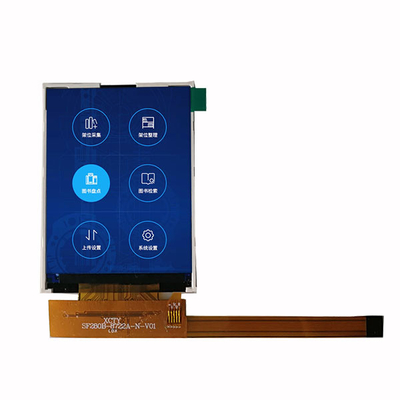 TFT Lcd স্ক্রীন 2.8" ইঞ্চি Tft Lcd QVGA 240x320 TN টাইপ SPI সিরিয়াল ইন্টারফেস Lcd মডিউল সহ