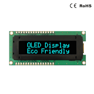 অক্ষর 16x2 OLED ডিসপ্লে মডিউল নীল সবুজ সাদা লাল রঙ