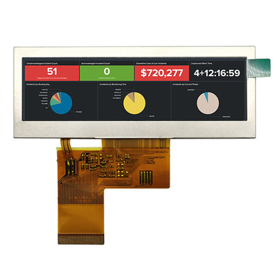 3.9 ইঞ্চি বার টাইপ TFT LCD, 40 পিন TFT ডিসপ্লে RGB ইন্টারফেস 480x128