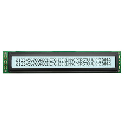 40x2 LCD ক্যারেক্টার ডিসপ্লে মডিউল 4002 মনোক্রোম COB LCM 16 পিন 8bit