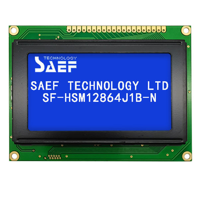 20 পিন মনোক্রোম গ্রাফিক LCD ডিসপ্লে MPU STN নেগেটিভ COB 128X64 ম্যাট্রিক্স LCM
