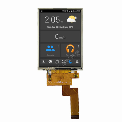 IPS QVGA TFT LCD ডিসপ্লে 240x320 প্রতিরোধী টাচ সহ 2.4" ইঞ্চি