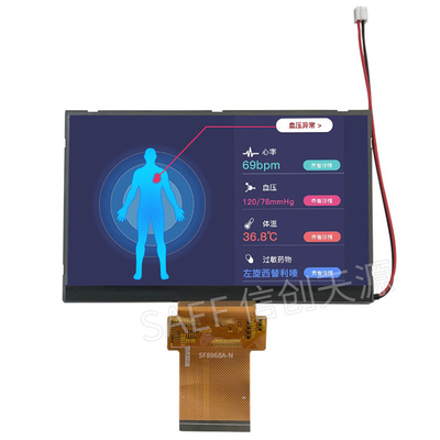 FHD ল্যান্ডস্কেপ টাচ স্ক্রীন LCD TFT 60 পিন 5.7" ইঞ্চি LVDS ইন্টারফেস