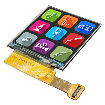 বর্গক্ষেত্র 1.54&quot; ইঞ্চি 240x240 IPS LCD TFT সঙ্গে টাচ স্ক্রীন OEM ODM
