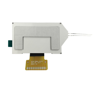 SPI ইন্টারফেস 128x64 COG LCD মডিউল হলুদ সবুজ পটভূমির রঙ