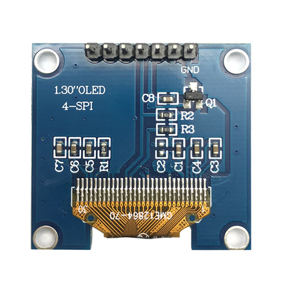 SPI ইন্টারফেস OLED ডিসপ্লে 1.3 ইঞ্চি OLED I2c 7 পিন সহ SH1106 ড্রাইভার IC