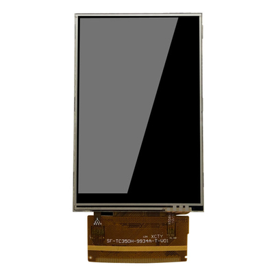 সাদা LED ব্যাকলাইট সহ 16 বিট 3.2V TFT LCD ডিসপ্লে 320x480 পোর্ট্রেট TN টাইপ