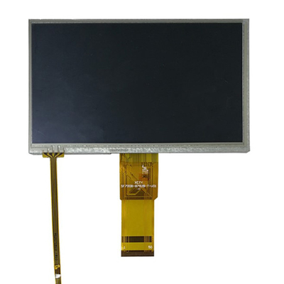 7" 800x480 TN TFT ডিসপ্লে স্ক্রীন, 50 পিন RGB ইন্ডাস্ট্রিয়াল টাচ স্ক্রীন প্যানেল