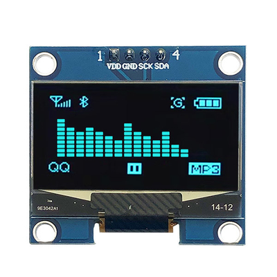 প্যাসিভ ম্যাট্রিক্স 1.3 ইঞ্চি I2C OLED ডিসপ্লে 128x64 COG PCB 4 পিন