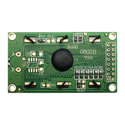 VATN 8x2 ক্যারেক্টার LCD মডিউল ডিসপ্লে 5×8 ডট কার্সার আলফানিউমেরিক ডিসপ্লে সহ