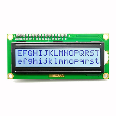 I2C ইন্টারফেস 16x2 অক্ষর LCD ডিসপ্লে নীল 5V 4 পিন নম্বর