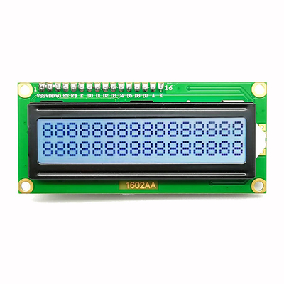 I2C ইন্টারফেস 16x2 অক্ষর LCD ডিসপ্লে নীল 5V 4 পিন নম্বর