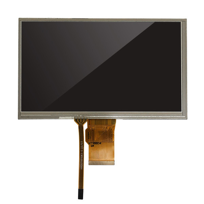 7 ইঞ্চি TFT LCD 800x480 ডট ডিসপ্লে RGB 24 বিট ইন্টারফেস রেসিস্টিভ টাচ প্যানেল সহ