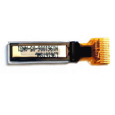 0.69 ইঞ্চি OLED ডিসপ্লে মডিউল 96x16 গ্রাফিক 14 পিন I2C ইন্টারফেস