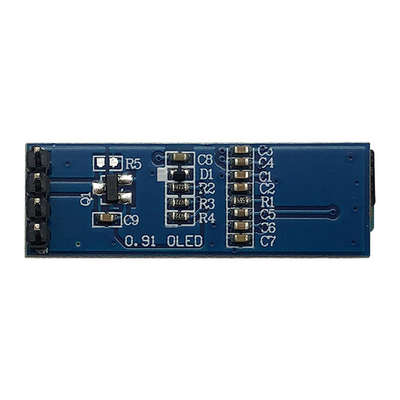SSD1306 ড্রাইভার IC সহ 3V 5V 128x32 OLED ডিসপ্লে মডিউল 0.91 ইঞ্চি 4 পিন