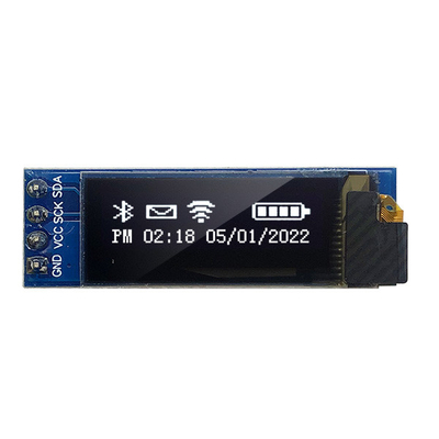 SSD1306 ড্রাইভার IC সহ 3V 5V 128x32 OLED ডিসপ্লে মডিউল 0.91 ইঞ্চি 4 পিন