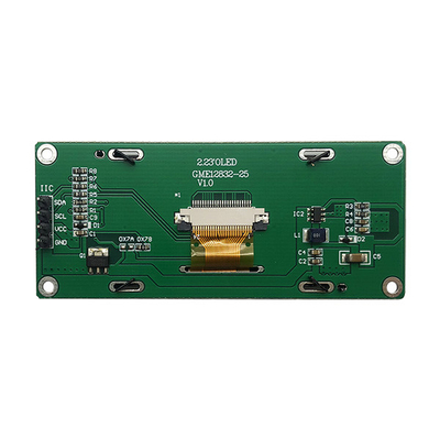 128x32 ডট OLED গ্রাফিকাল ডিসপ্লে মডিউল 2.23 ইঞ্চি এসপিআই ইন্টারফেস