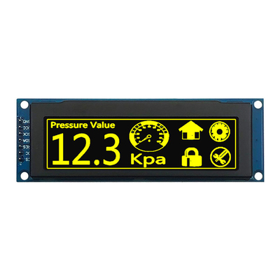 COF 256x64 OLED ডিসপ্লে মডিউল 3.12" ইঞ্চি 16 গ্রেস্কেল 3.3V পাওয়ার