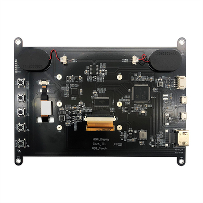 800x480 ক্যাপাসিটিভ টাচ স্ক্রীন 7 ইঞ্চি HDMI ডিসপ্লে রাস্পবেরি পাই 3 4 5 এর সাথে সামঞ্জস্যপূর্ণ