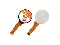 1.28 ইঞ্চি রাউন্ড টিএফটি এলসিডি ডিসপ্লে - 240x240 এসপিআই, উচ্চ-রেজোলিউশনের পোশাক এবং আইওটি-র জন্য।